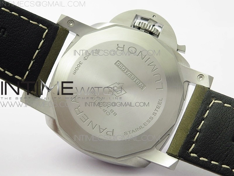 PAM1314 VSF 1:1 Best Edition White Dial on Brown Leather Strap P.9000 Super Clone
